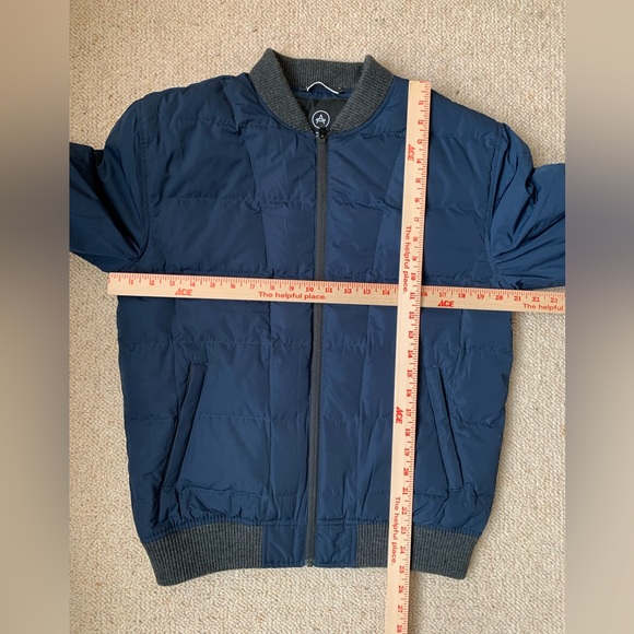 Aether Ion Down Quilted Bomber Jacket sz S PWM2 - Picture 9 of 9